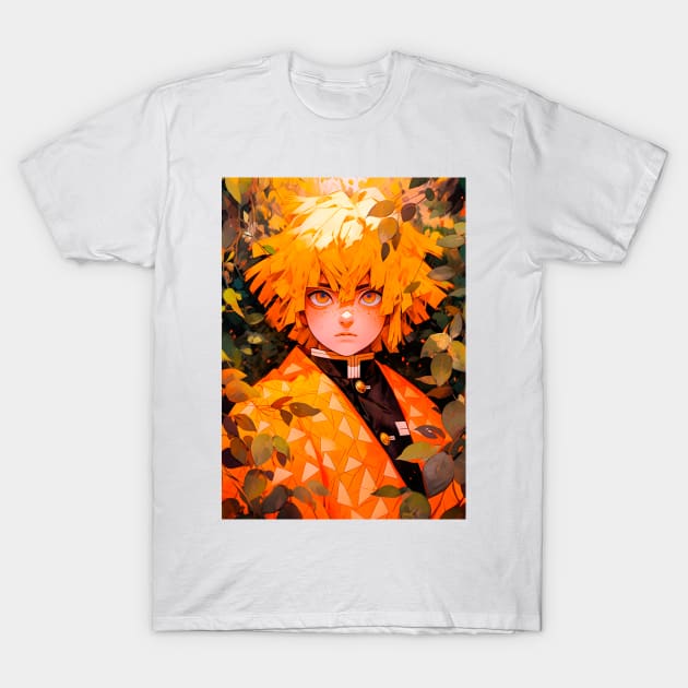 Demon Slayer - Zenitsu - #001 T-Shirt by diegosilva.arts